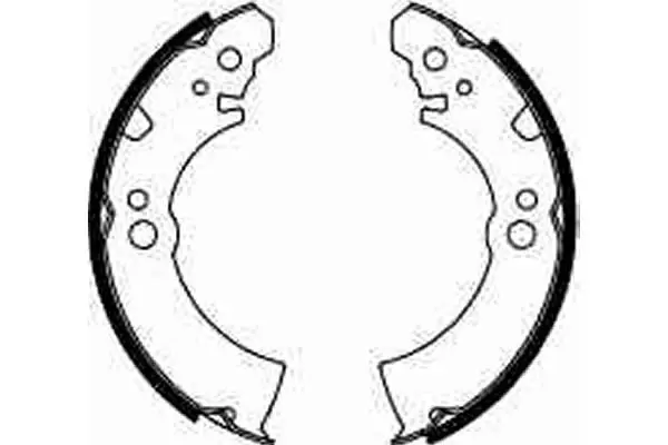 Handler.Part Brake shoe set TRW GS8156 2