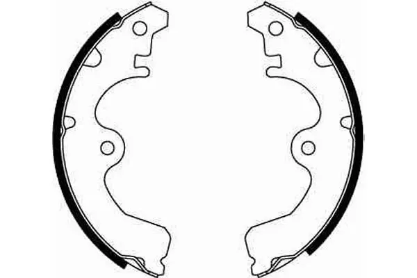 Handler.Part Brake shoe set TRW GS8182 2