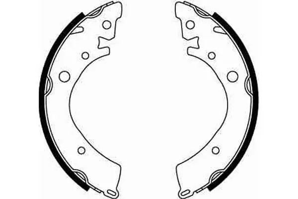 Handler.Part Brake shoe set TRW GS8215 2