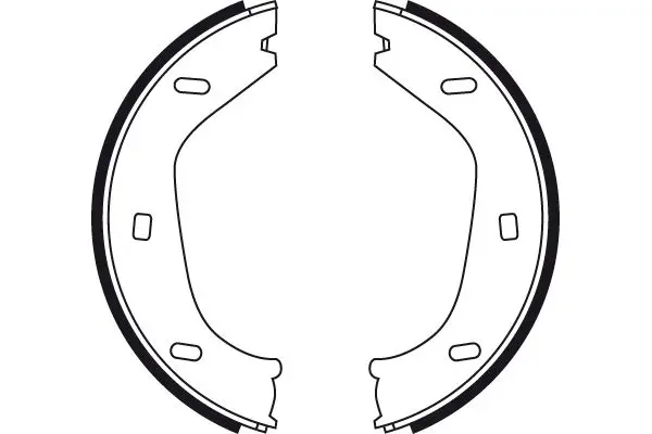 Handler.Part Brake shoe set, parking brake TRW GS8219 2