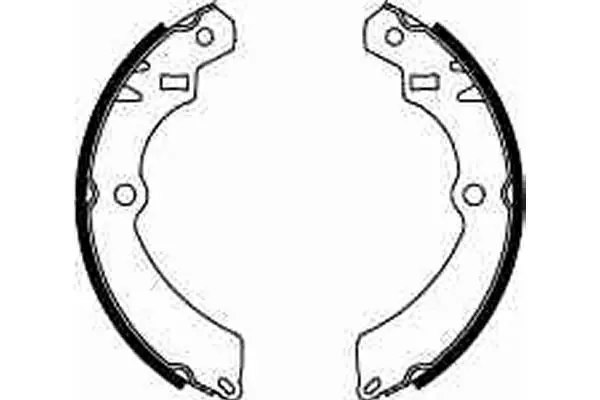 Handler.Part Brake shoe set TRW GS8301 2