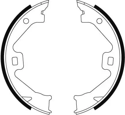 Handler.Part Brake shoe set, parking brake TRW GS8469 2