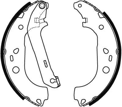 Handler.Part Brake shoe set TRW GS8471 2