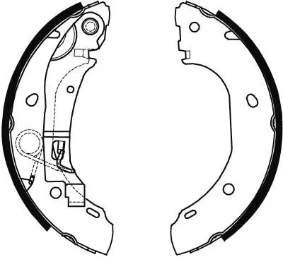 Handler.Part Brake shoe set TRW GS8472 2