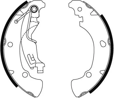 Handler.Part Brake shoe set TRW GS8488 2