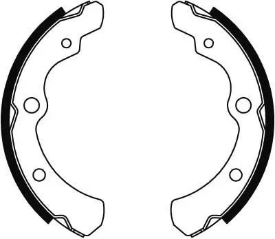 Handler.Part Brake shoe set TRW GS8507 2