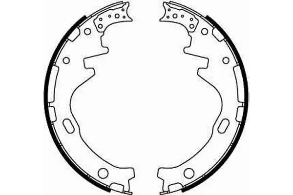 Handler.Part Brake shoe set TRW GS8515 2