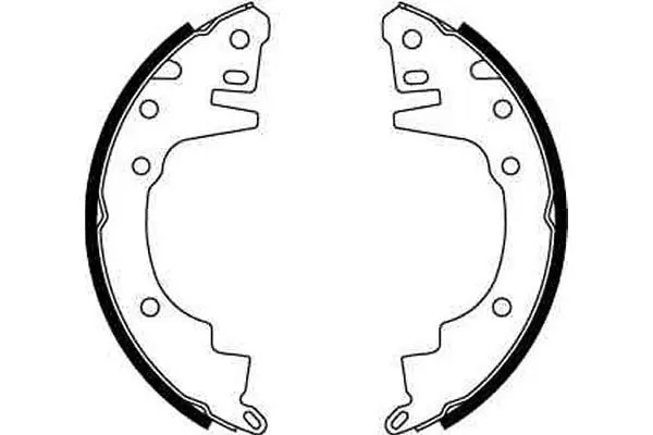 Handler.Part Brake shoe set TRW GS8518 2