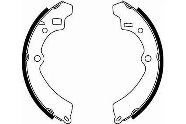 Handler.Part Brake shoe set TRW GS8548 2