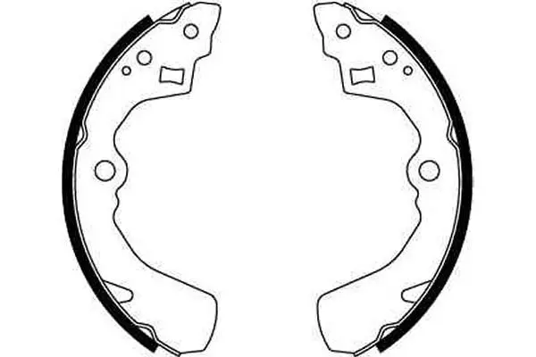 Handler.Part Brake shoe set TRW GS8549 2