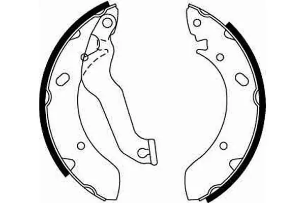 Handler.Part Brake shoe set TRW GS8569 2