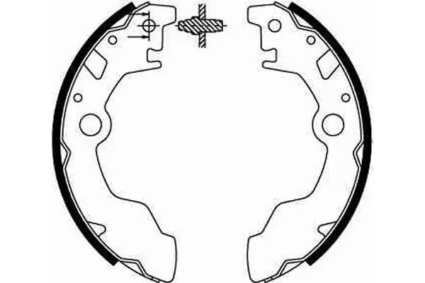 Handler.Part Brake shoe set TRW GS8583 2