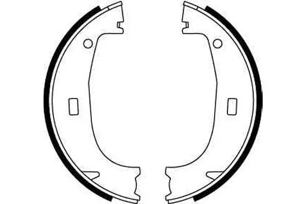 Handler.Part Brake shoe set, parking brake TRW GS8594 2