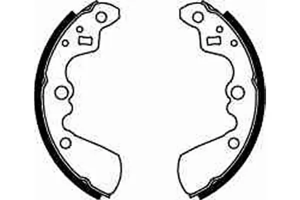 Handler.Part Brake shoe set TRW GS8597 2