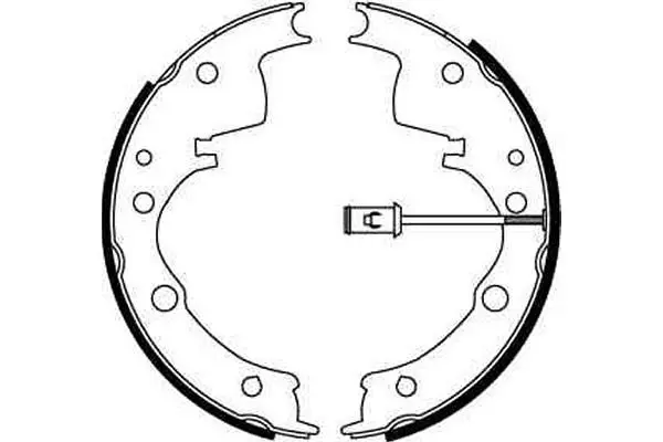 Handler.Part Brake shoe set TRW GS8598 2