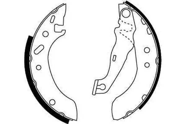 Handler.Part Brake shoe set TRW GS8611 2