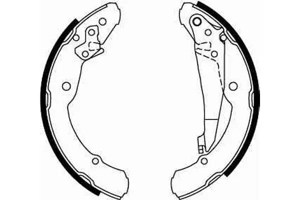 Handler.Part Brake shoe set TRW GS8639 2