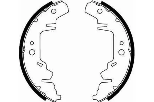 Handler.Part Brake shoe set TRW GS8643 2