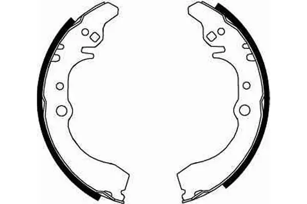 Handler.Part Brake shoe set TRW GS8647 2