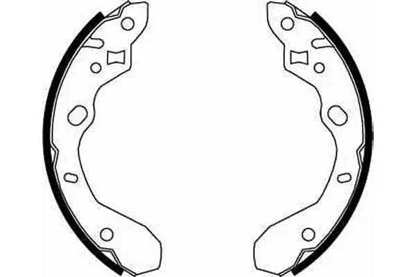 Handler.Part Brake shoe set TRW GS8661 2