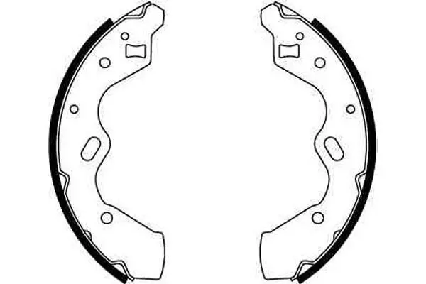 Handler.Part Brake shoe set TRW GS8663 2