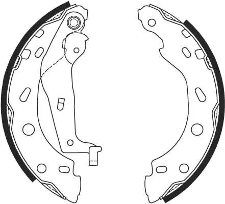 Handler.Part Brake shoe set TRW GS8685 2