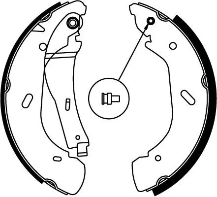 Handler.Part Brake shoe set TRW GS8690 2