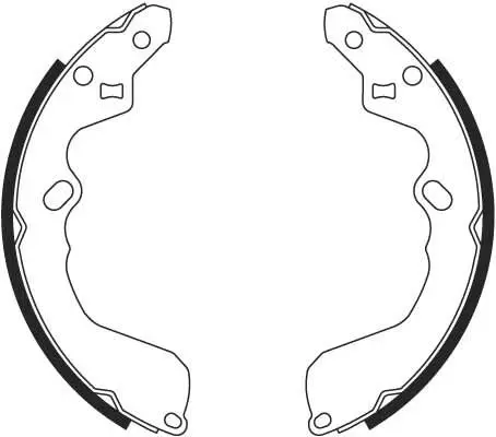 Handler.Part Brake shoe set TRW GS8694 2