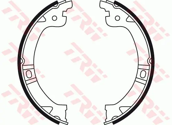 Handler.Part Brake shoe set, parking brake TRW GS8759 3