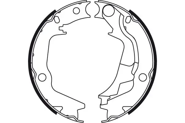 Handler.Part Brake shoe set, parking brake TRW GS8782 2