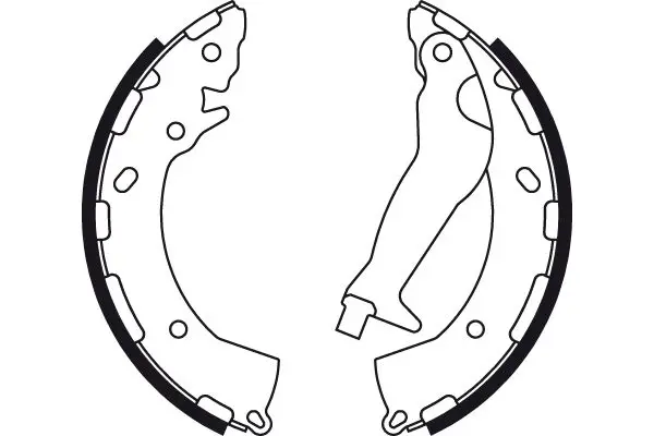 Handler.Part Brake shoe set TRW GS8785 2