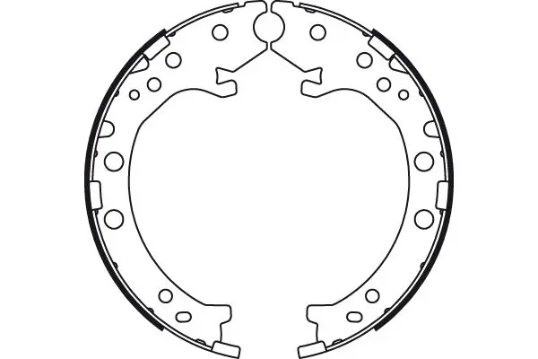 Handler.Part Brake shoe set, parking brake TRW GS8789 2