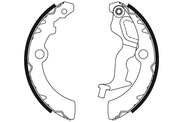 Handler.Part Brake shoe set TRW GS8792 2