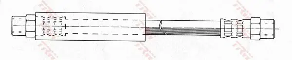 Handler.Part Brake hose TRW PHA255 2