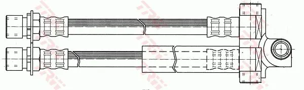 Handler.Part Brake hose TRW PHA277 2