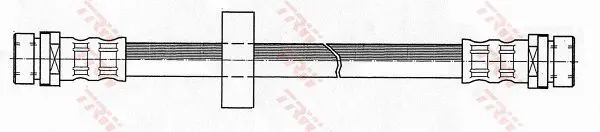 Handler.Part Brake hose TRW PHA398 2