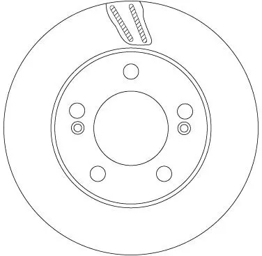 Handler.Part Brake Disc TRW DF6876 1