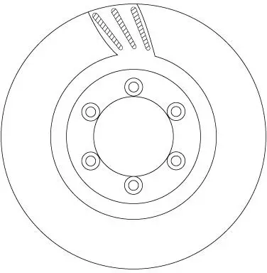 Handler.Part Brake Disc TRW DF6881 1