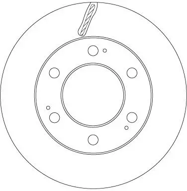 Handler.Part Brake Disc TRW DF6882 1