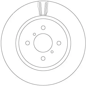 Handler.Part Brake Disc TRW DF6912 1