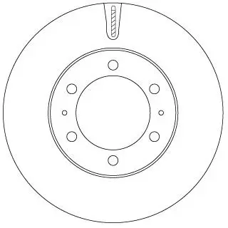 Handler.Part Brake Disc TRW DF7827S 1