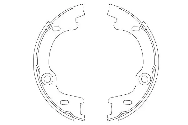 Handler.Part Brake shoe set TRW GS8807 2