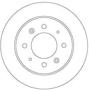 Handler.Part Brake Disc TRW DF6907 1