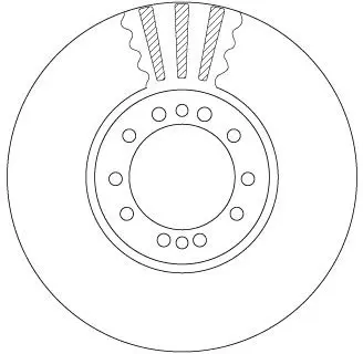 Handler.Part Brake Disc TRW DF5071S 1