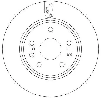 Handler.Part Brake Disc TRW DF6703 2