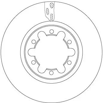 Handler.Part Brake disc TRW DF6442 2