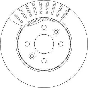 Handler.Part Brake disc TRW DF7178 2