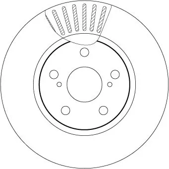 Handler.Part Brake disc TRW DF7340 2