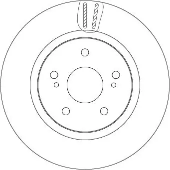 Handler.Part Brake disc TRW DF7371S 2