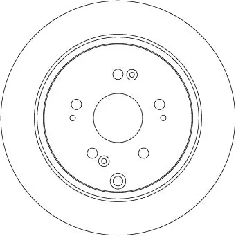 Handler.Part Brake disc TRW DF7374 2